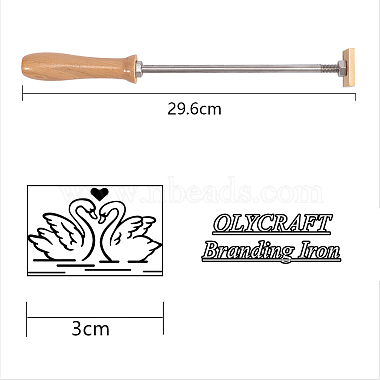 Prägen Prägen Löten Messing mit Stempel(AJEW-WH0113-15-123)-2