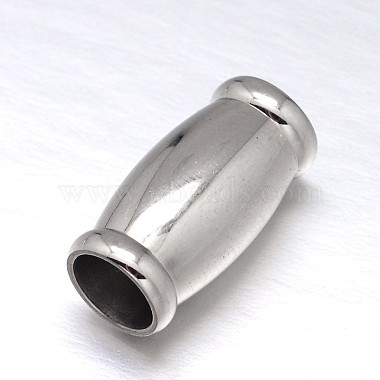 304 Stainless Steel Magnetic Clasps with Glue-in Ends(STAS-M200-D-01)-2