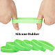 Flat Plain Silicone Cord Bracelet for Men Women(BJEW-WH0016-32J)-6