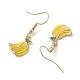 10 Pairs 10 Styles Fruit Alloy Enamel Dangle Earrings for Women(EJEW-JE05905)-5