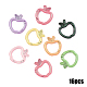 16Pcs Spray Painted Alloy Spring Gate Rings(FIND-YW0010-84)-1
