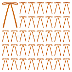 Velvet Bowknot Gift Box Packing Decorations, with Iron Twist Ties, Camel, 185x123x8.5mm(AJEW-WH0709-100A)