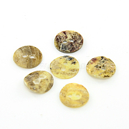Mother of Pearl Buttons, Akoya Shell Button, Flat Round, Mixed Color, 10x1mm, Hole: 1.5mm(SHEL-J001-M11)