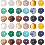 Gemstone Cabochons, Half Round/Dome, 8x4mm, 36pcs/box(G-FH0001-03)