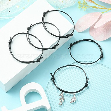 Korean Waxed Polyester Cord Bracelet Making(AJEW-JB00011-19)-5