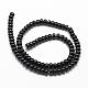 Natural Black Onyx Beads Strands(G-P161-19-6x4mm)-2