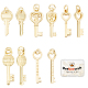 20Pcs 5 Style Brass & Alloy Pendants(FIND-BBC0001-36)-1