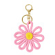 Polyester Flower Keychains(KEYC-TAC00065-03)-1