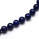 Chapelets de perles rondes naturelles en lapis-lazuli teinté(G-O047-06-6mm)-1