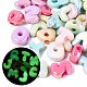 Luminous UV Plating Opaque Acrylic Beads(OACR-Q204-23)-1