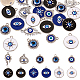 22Pcs 11 Style Alloy Crystal Rhinestone Pendants(FIND-TA0002-66)-1