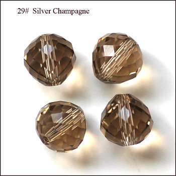 Imitation Austrian Crystal Beads, Grade AAA, Faceted, Teardrop, BurlyWood, 8mm, Hole: 0.9~1mm