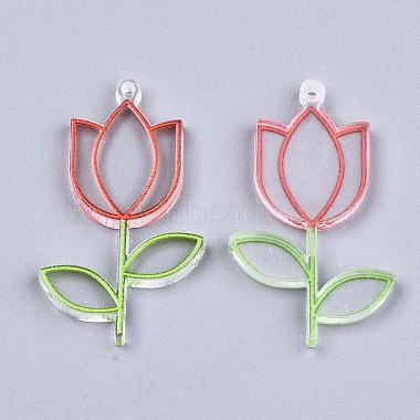 Transparent Clear Acrylic Pendants(KY-S158-71A)-2