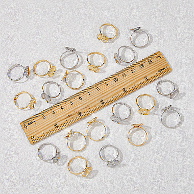 20Pcs 2 Colors Adjustable Brass Sieve Ring Settings(KK-HY0003-21)-3