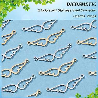 20Pcs 2 Colors 201 Stainless Steel Connector Charms(STAS-DC0012-22)-4