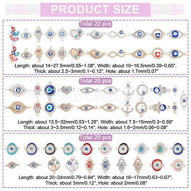 Evil Eye Jewelry Making Finding Kit(DIY-NB0008-22B)-2