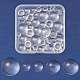 56Pcs 5 Styles Transparent Glass Cabochons(GGLA-FS0001-03)-1