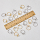 Hobbiesay 20pcs 2 couleurs paramètres d'anneau de tamis en laiton réglables(KK-HY0003-21)-3