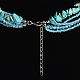 Synthetic Turquoise  Multi-strand Necklaces(NJEW-L143-01)-3
