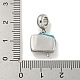 304 Stainless Steel European Dangle Charms(STAS-U005-40P)-3