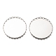 304 Stainless Steel Cabochon Settings(STAS-H136-13A-P)-1