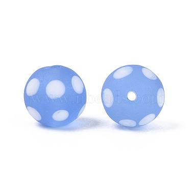Frosted Handmade Lampwork Beads(LAMP-Q039-10G)-3