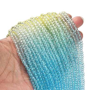 Transparent Painted Glass Beads Strands(DGLA-A034-T4mm-A13)-2