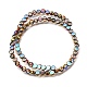 Electroplated Transparent Glass Beads Strands(GL-CBA98F0-06B-01)-3