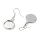 Rack Plating Iron Earring Hooks(EJEW-D091-01C-P)-2