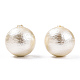 Compressed Cotton Pearl Beads(WOVE-S114-8mm-10)-3