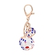 Dice Shape Plastic Keychain(KEYC-L028-01G)-2