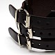 Trendy Unisex Punk Rock Style Leather Wide Wristband Bracelets(BJEW-L269-02)-3