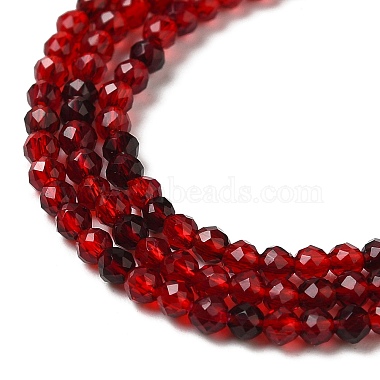 Transparent Glass Beads Strands(GLAA-H027-01C)-4
