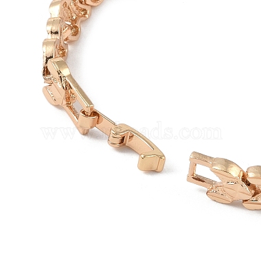 Brass Link Chain Bracelets for Women Men(BJEW-P324-01J-KCG)-3