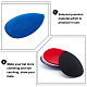 CHGCRAFT 6Pcs 6 Colors EVA Cloth Teardrop Fascinator Hat Base for Millinery(AJEW-CA0002-78)-4