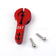 Aluminum Alloy Suspension Frame with Iron Screw, Remote Control Car Accessories, Red, 34.5x14.5x6mm, Hole: 2.5mm, Screw: 10x4mm, 2pcs(AJEW-WH0181-95A)