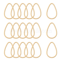 Smooth Surface Alloy Linking Rings, Metal Connector for DIY Jewelry Making, teardrop, Matte Gold Color, 33.5x21x1.5mm
(X-PALLOY-S117-166B)