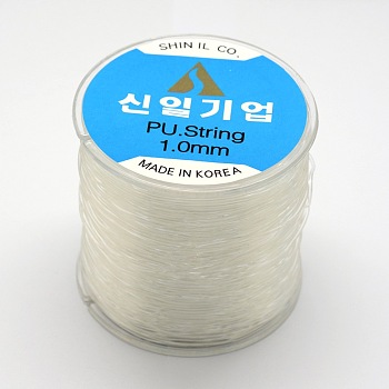 Korean Elastic Crystal Thread, Clear, 1mm, about 109.36 yards(100m)/roll