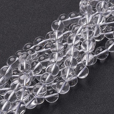 4mm Clear Round Glass Beads