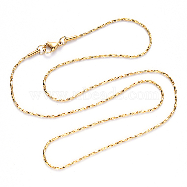 Vacuum Plating 304 Stainless Steel Coreana Chain Necklace(NJEW-S420-006A-G)-3