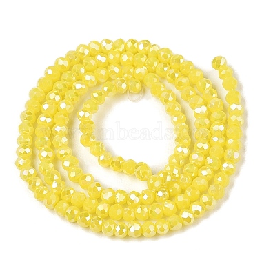 Electroplate Glass Beads Strands(EGLA-A044-P1mm-B04)-3