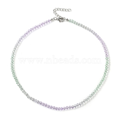 Lilac Glass Necklaces