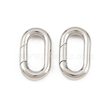 Brass Spring Gate Rings(KK-H292-58B-P)-1