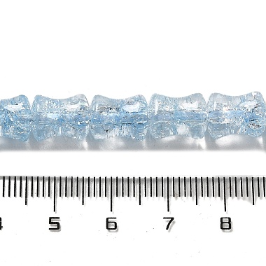 Transparent Crackle Glass Beads Strands(GLAA-D025-01A)-4