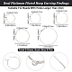 30Pcs 6 Style Brass Hoop Earring Findings(FIND-BBC0003-23P)-2