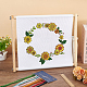 Adjustable Width Wood Scroll Embroidery Frames(DIY-WH0430-480)-4