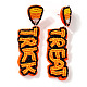 Halloween Handmade Glass Seed Beads Dangle Stud Earrings(WA9568-1)-1