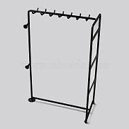 Iron Jewelry Display Stands, for Rings, Bangles, Necklaces Display, Electrophoresis Black, 20x10.15x29.5cm(ODIS-WH0038-66EB)