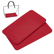 Rectangle Felt Bag Bottom, for Knitting Bag, Women Bags Handmade DIY Accessories, FireBrick, 23x12.4x0.8cm(DIY-WH0622-044A-03)