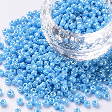 3mm LightCyan Glass Beads